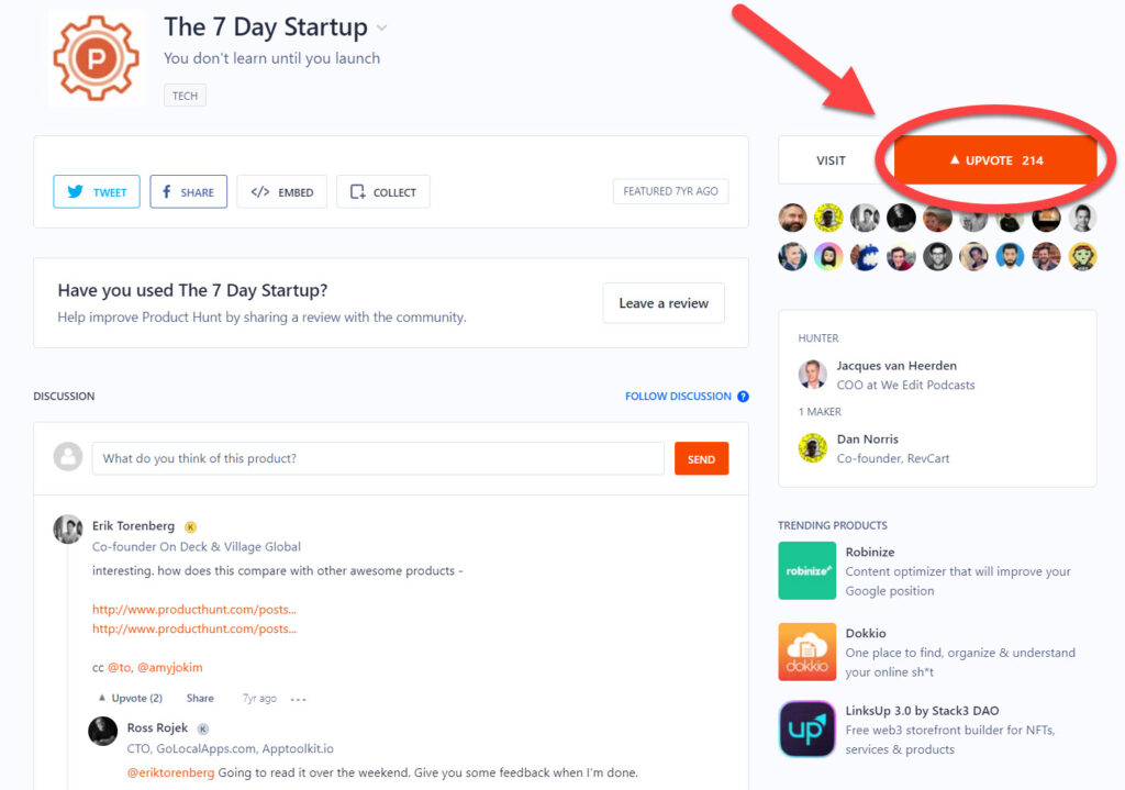 7 day startup dan norris product hunt - [ecourse] Launch Your Book To Bestseller - day 8 of 8